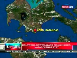 NTL: 2 nawawalang mangingisda, natagpuang patay