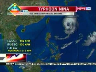 NTL: GMA Weather Update as of 5:58PM  (Oct. 14, 2012)