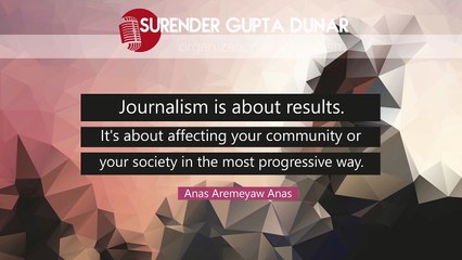 surender gupta dunar journalism organization