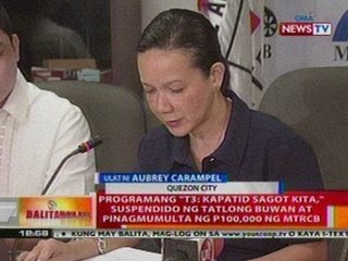 BT:  Programang 'T3: Kapatid sagot kita', suspendido ng 3 buwan at pinagmumulta ng P100k ng MTRCB