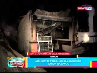BP: Mahigit 30 tindahan sa Lambunao, Iloilo, nasunog