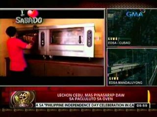 24oras: Lechon cebu, mas pinasarap daw sa pagluluto sa oven