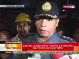 BT: Lalaki, ilang oras umupo sa tuktok ng poste ng kuryente