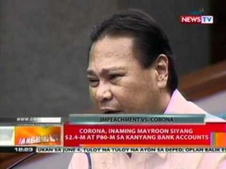 BT: Corona, hindi na isinailalim sa direct at cross examination