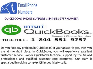 QuickBooks Technical Support 1-844-551-9757 Number