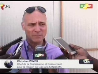 La Minusma à travers sa section Stabilisation et Relèvement pour la région de Gao rencontre la pr