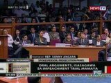 OC: Panayam kay Rep. Angara sa oral arguments   na gagawin mamaya sa impeachment trial