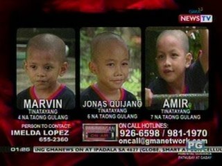 OC: 3 dating batang palaboy, nananawagan para   makabalik sa kanilang mga pamilya