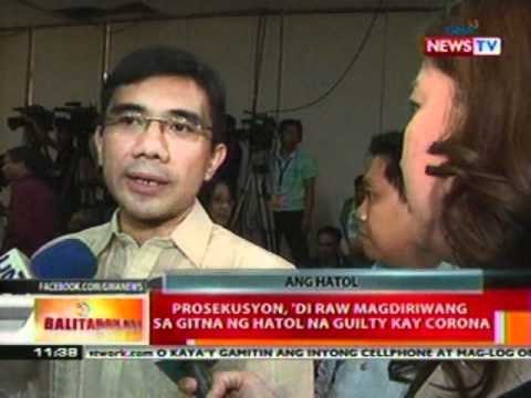BT: Palasyo, naniniwalang magbabalik ang tiwala ng publiko sa hudikatura sa hatol kay Corona