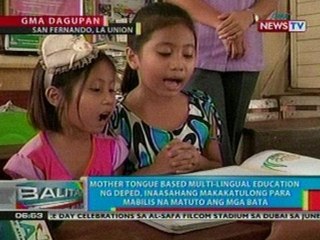 BP: Mother tongue based multi-lingual education ng DepEd, makakatulong sa mga bata