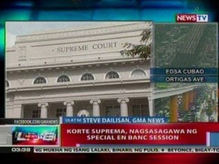 NTL: SC, nagsasagawa ng special En Banc   Session