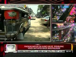 24oras: Pagkukumpuni sa ilang kalye, posibleng hindi matapos bago magpasukan