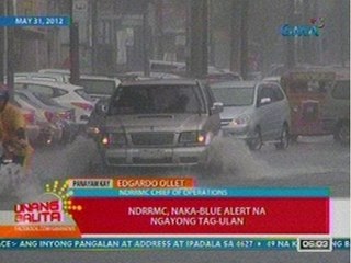 UB: NDRRMC, naka-blue alert na ngayong tag-ulan
