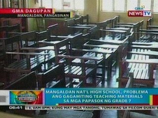 BP: Magdalan NHS sa Pangasinan, problema ang gagamiting teaching materials sa mga papasok ng grade 7
