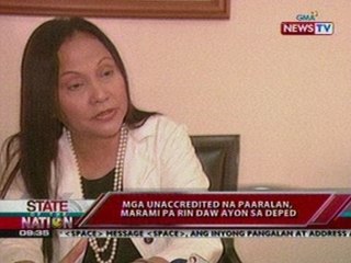 SONA: Mga unaccredited na paaralan, marami pa rin daw ayon sa DepEd