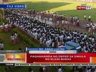BT: Paghahanda ng DepEd sa simula ng klase   bukas