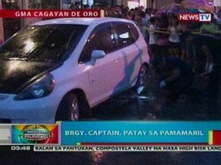 BP: Brgy. Captain sa Cagayan de Oro, patay   sa pamamaril