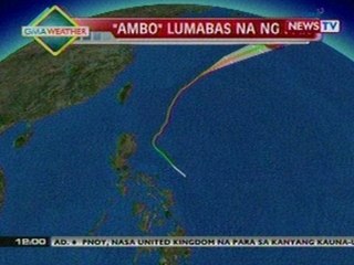 BT: Bagyong Ambo, nakalabas na ng bansa