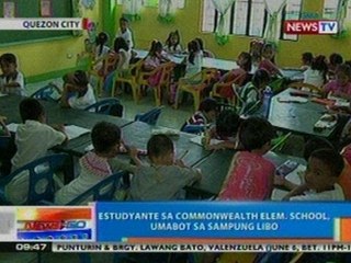 NTG: Estudyante sa Commonwealth Elementary School, umabot sa 10,000