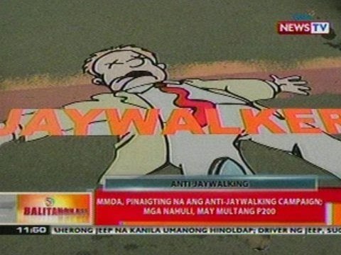 BT: MMDA, pinaigting na ang anti-jaywalking campaign sa Metro Manila