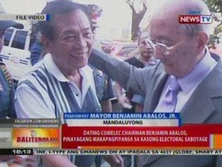 BT: Ex-Comelec Chairman Abalos, pinayagang   makapagpiyansa sa kasong electoral   sabotage