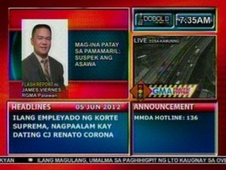 DB: Mag-ina patay sa pamamaril sa Palawan; suspek ang asawa