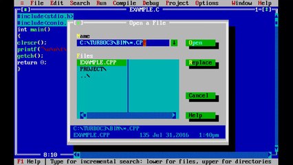 How to Compile  Execute a C C++ Program using Turbo C++ IDE (HINDI)