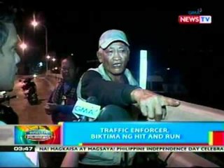 BP: Traffic enforcer, biktima ng hit and run