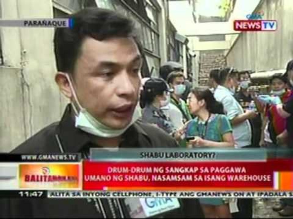 BT: Drum-drum na sangkap sa paggawa umano sa shabu, nasamsam sa isang warehouse