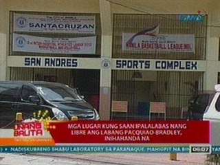 UB: Mga lugar kung saan ipalalabas nang libre ang labang Pacquiao-Bradley, inihahanda na