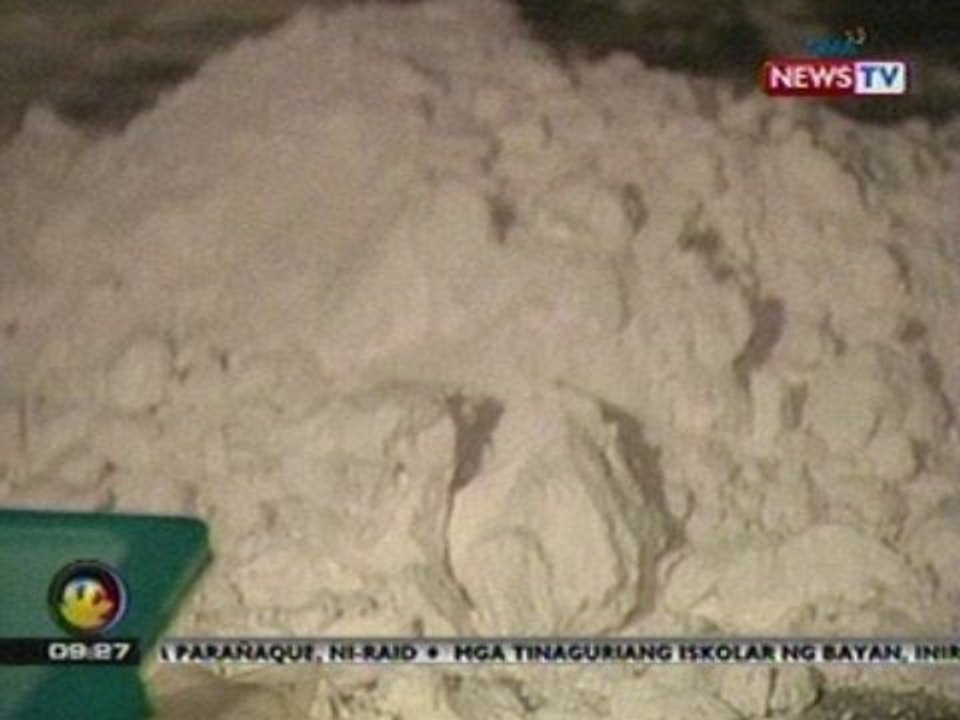 SONA: Mga drum ng mga sangkap sa paggawa ng shabu, nadiskubre sa isang warehouse