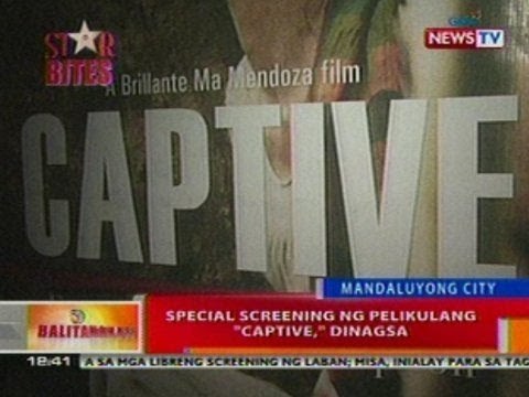 BT: Special screening ng pelikulang 'Captive', dinagsa