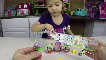KINDER SURPRISE EGGS + DISNEY PRINCESS SURPRISE EGG + KidFriendly Surprise Toys Review Toy Opening