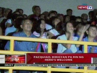 QRT: Pacman, bibigyan  pa rin ng hero's   welcome