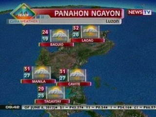 NTG: Weather update as of 9:42 a.m.