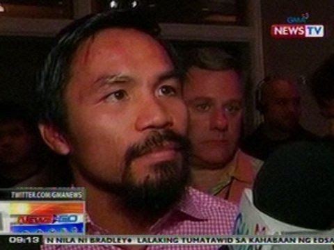NTG: Manny Pacquiao, nakiusap sa mga sumusuporta sa kanya na irespeto ang desisyon ng judges