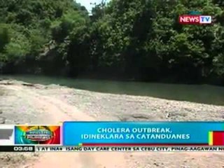 BP: Cholera outbreak, idineklara sa Catanduanes