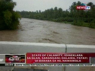 QRT: State of Calamity, idineklara sa Glan,   Sarangani