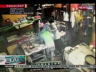 BP: Paghoholdap sa isang tindahan sa   Bulacan, huli sa cctv