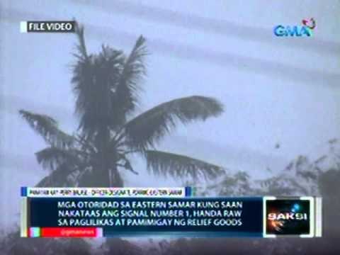 Mga residente ng Eastern Samar kung saan nakataas ang signal number 1, hindi pa naman inililikas