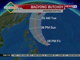 NTG: Weather update as of 9:10 a.m. (June 15, 2012)
