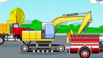 Der Lastwagen und das Polizeiautos Der Zeichentrickfilm für Kinder Kinderfilm deutsch