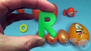 Kinder Surprise Egg Learn A Word! Spelling Words Starting With 'O'!  Lesson 2 Toys for Kids!
