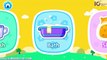 Learn bath What do babies - Baby Panda´s Daily Life Panda games Babybus