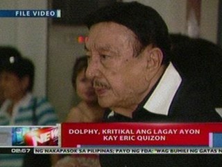 NTL:  Dolphy, kritikal ang lagay ayon kay Eric Quizon