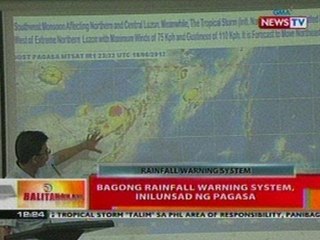 BT: Bagong rainfall warning system, inilunsad ng PAGASA