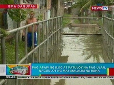 BP: Pag-apaw ng ilog at patuloy na pag-ulan sa dagupan, nagdulot ng mas malalim na baha