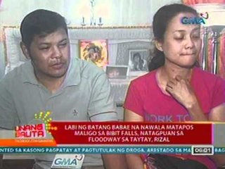 UB: Labi ng batang babae na nawala matapos maligo sa Bibit falls, natagpuan na