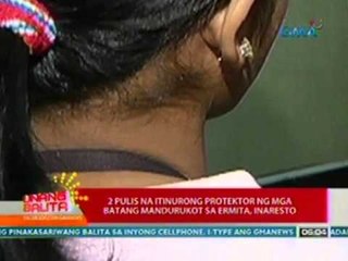 UB: 2 pulis na itinurong protektor ng mga batang mandurukot sa Ermita, inaresto