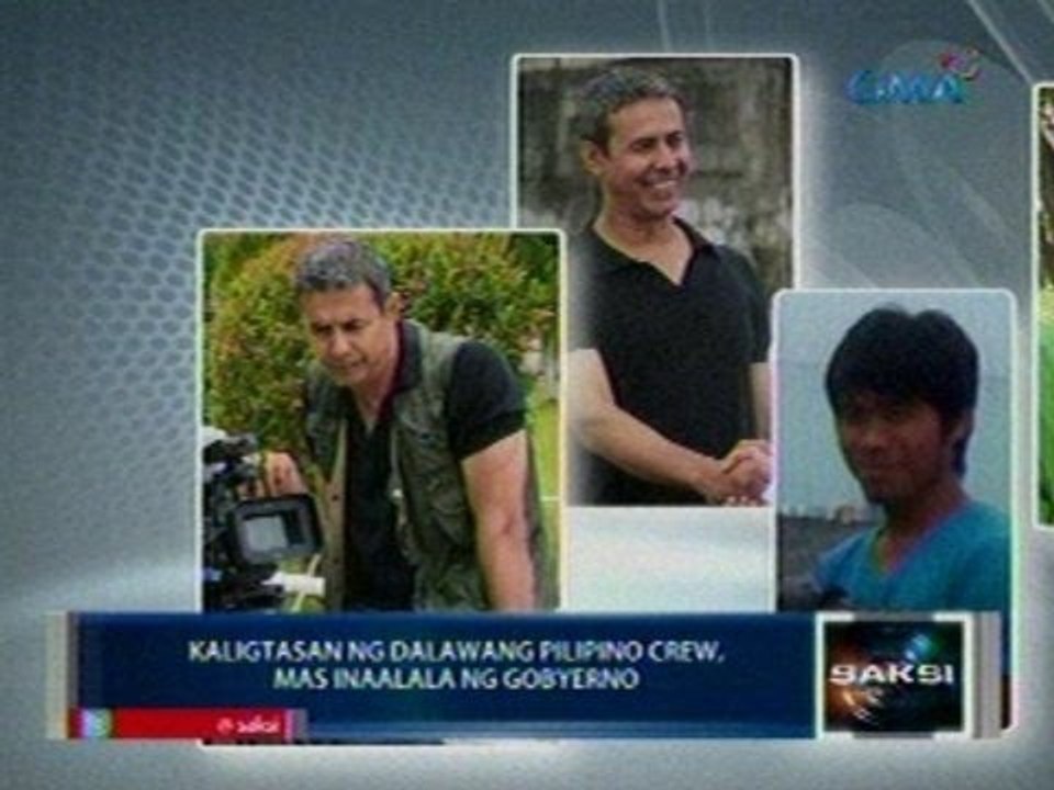 Saksi: Jordanian journalist at 2 Pinoy crew, nasa maayos na lagay ayon sa PNP